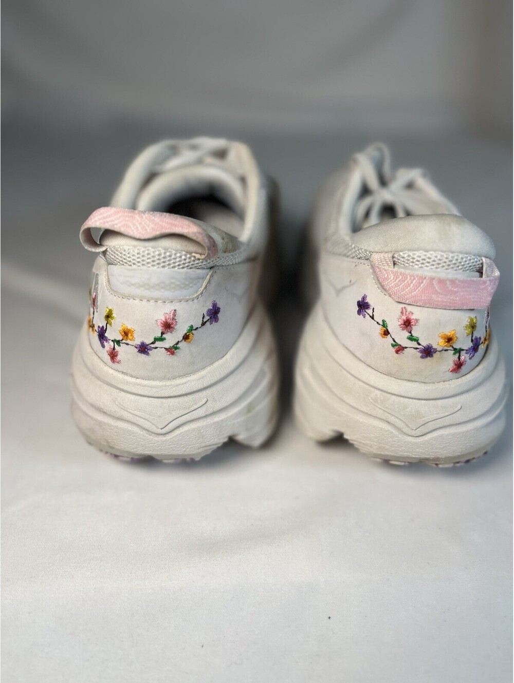 Hoka One One Bondi L Vibrant Bloom Nimbus Cloud Running Shoes - Picture 4 of 8